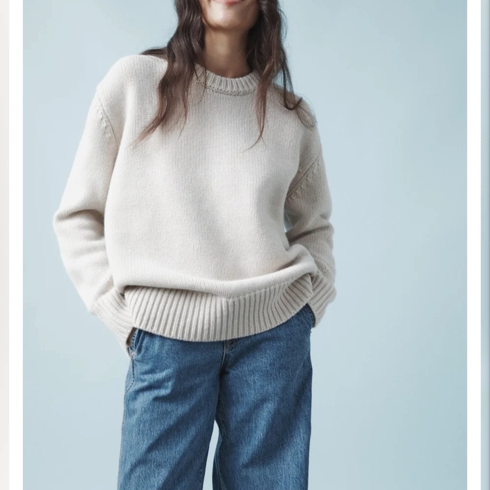ISO Navygrey Co the Oversize Sweater